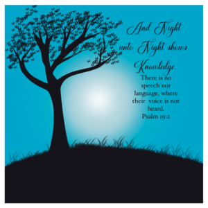 psalm 19:2 digital art